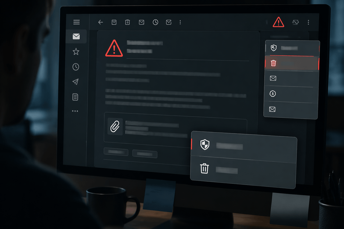Unsubscribe, report, or delete: choosing the safest action