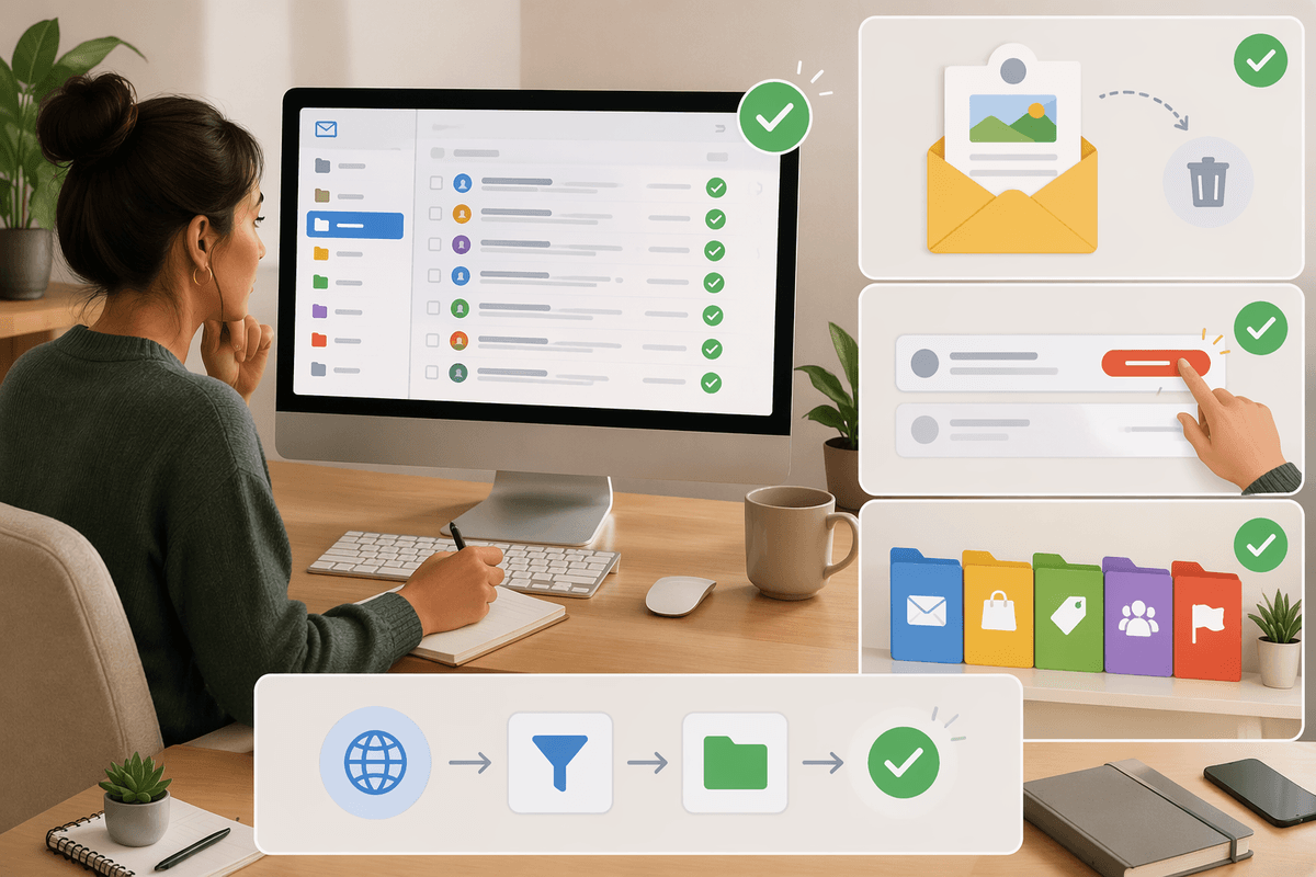 Maintain a cleaner inbox with simple weekly habits