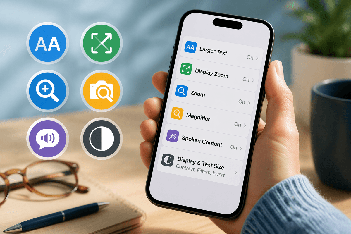 Having Trouble Seeing Your iPhone or iPad Screen? These 5 Features Can Help
