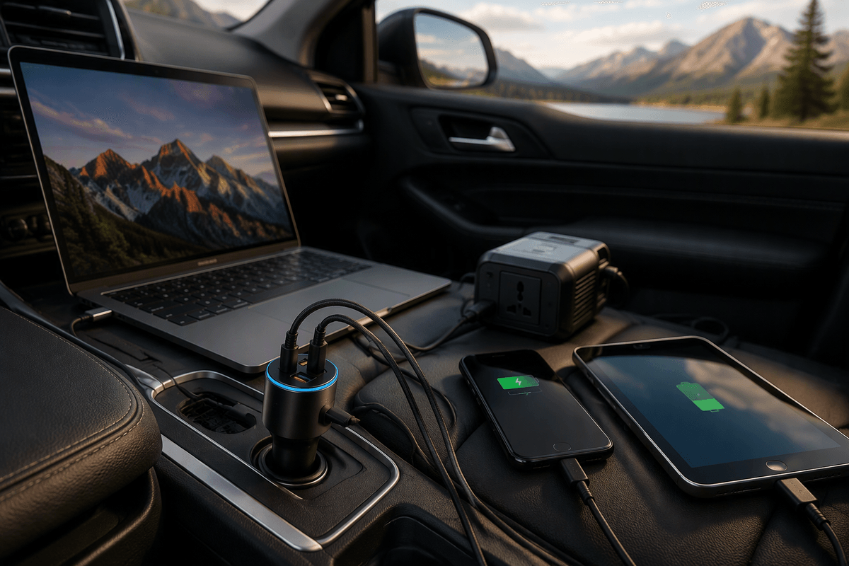 How a Car Power Adapter Can Run All Your Electronics